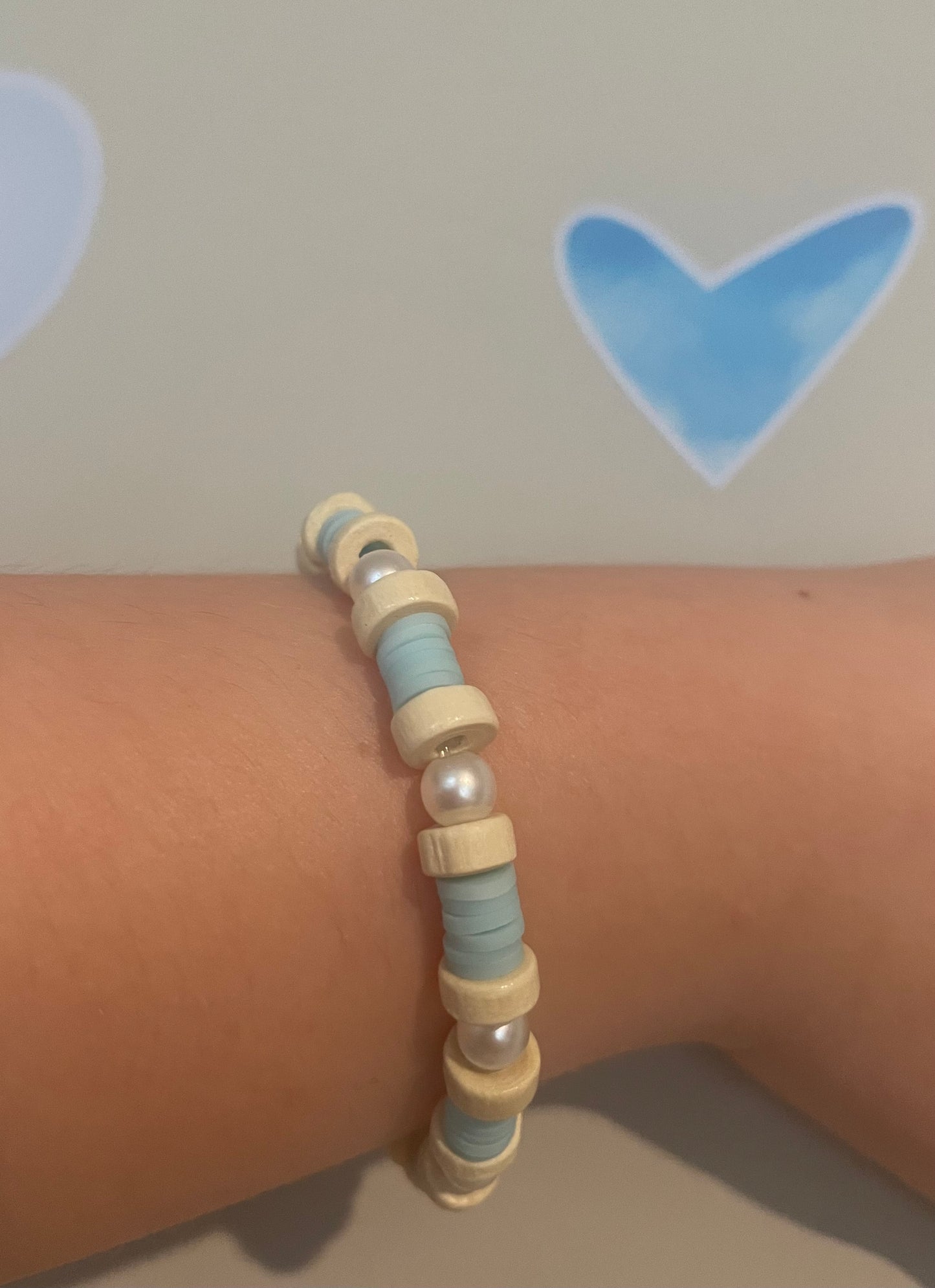 Blue beach inspired bracelet