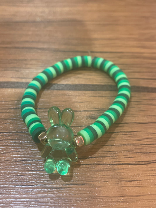 Green bunny 🐰 bracelet