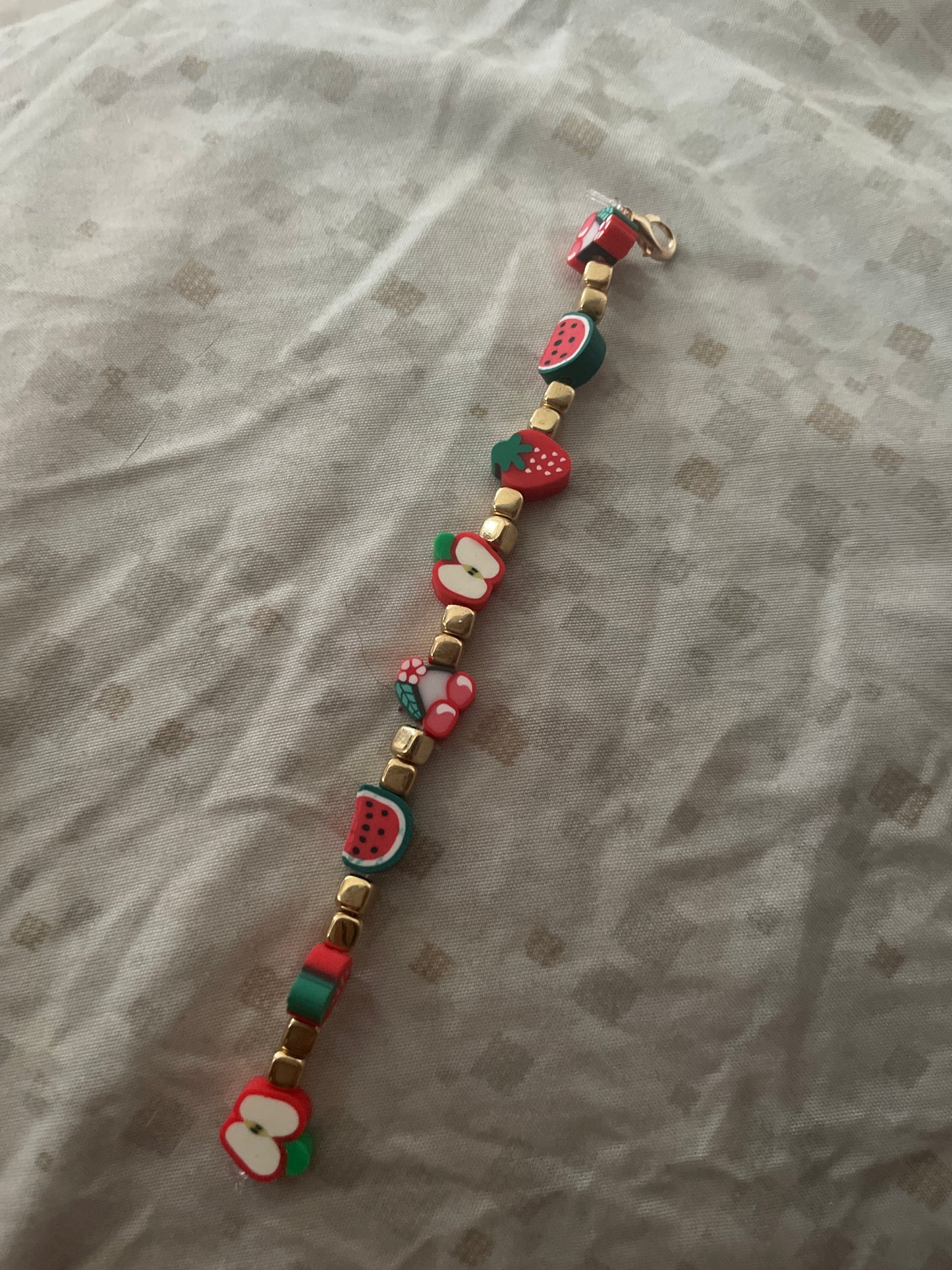 Red fruit 🍉🍎🍒🍓 Keychain/phone chain