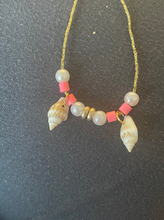 Dual pink seashell 🐚 💗