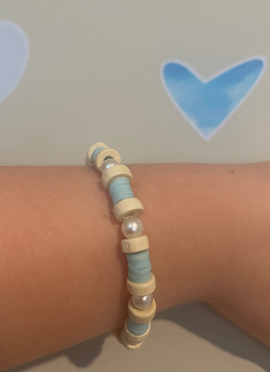 Blue beach inspired bracelet